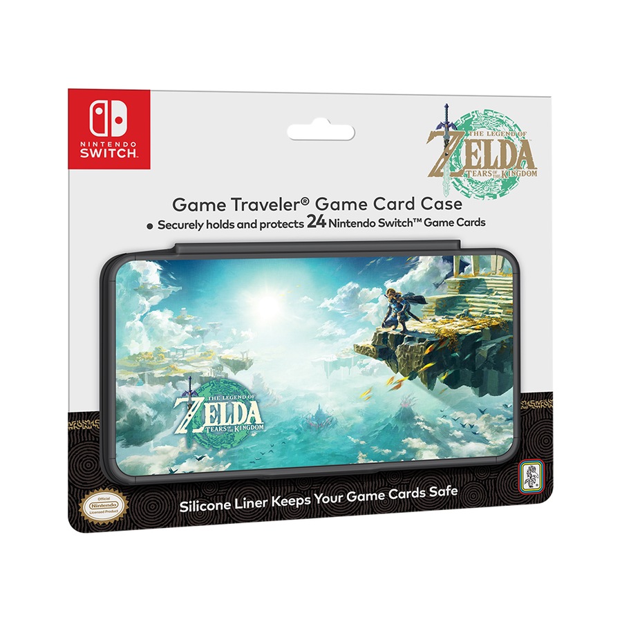 RDS Industries Nintendo Switch Game Traveller Deluxe Travel Case Zelda ToTK GRN