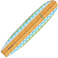 Redback Noosa Performacnce Malibu 6'2"/48L Woodgrain Surf Board Beach Surfing