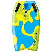 Redback Speed Grip 42" Bodyboard w/Padded Handles Beach Surf Boogie Board Yellow