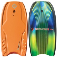 Redback Stinger 42" Bodyboard Beach Surf Board Slick Bottom/Crescent Tail Orange