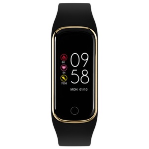Reflex Active Series 08 Slimline Sports Fit Smart Watch Band- Gold & Black