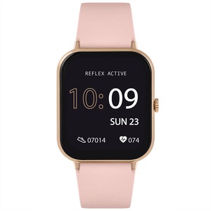 Reflex Active Series 23 Smart Watch with Rose Case & Pink Silicone Straps