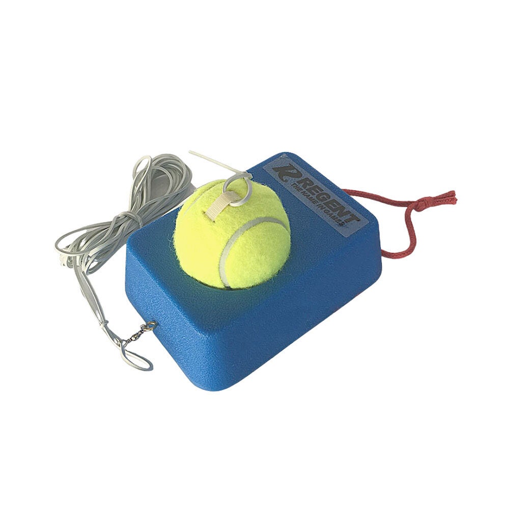 Regent Portable Tennis Trainer Ball & 15cm Base Training/Practice Sports Game