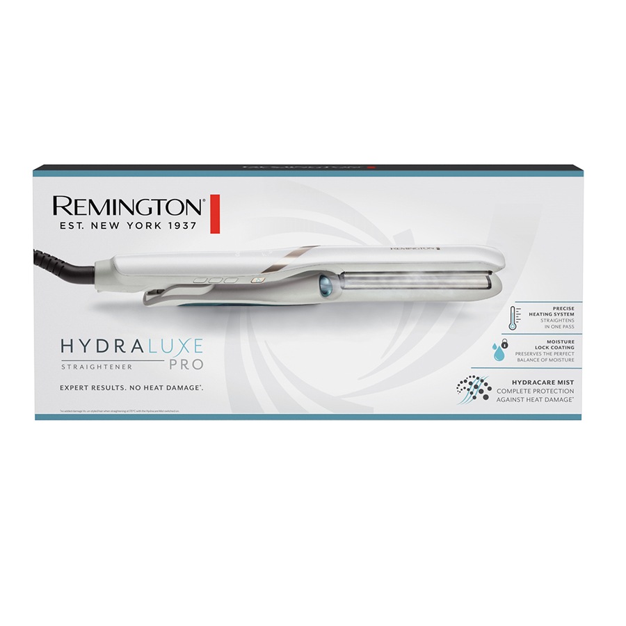 Remington Hydraluxe PRO Hydracare Mist Moisture Ceramic Style Hair Straightener