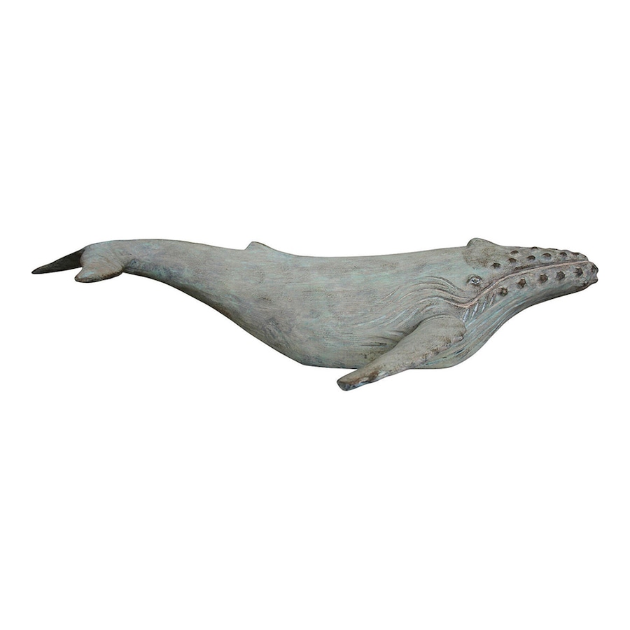Resin 60cm Magestic Whale Wash Home Tabletop Statue Decorative Figurine Medium