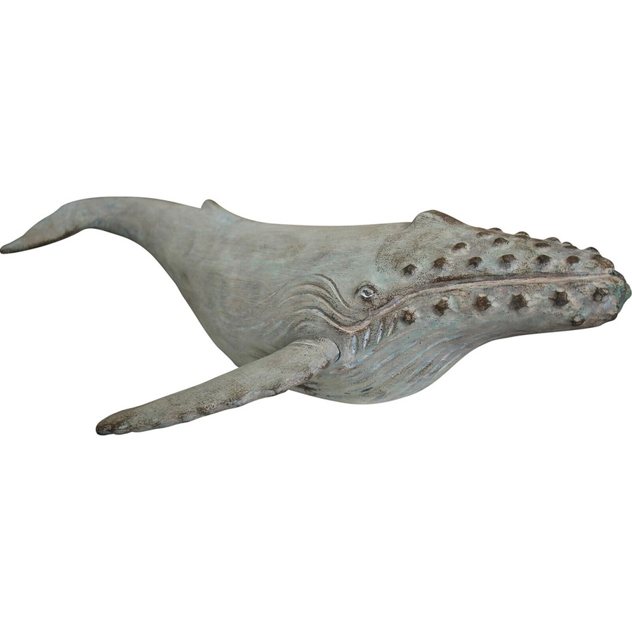 Resin 60cm Magestic Whale Wash Home Tabletop Statue Decorative Figurine Medium