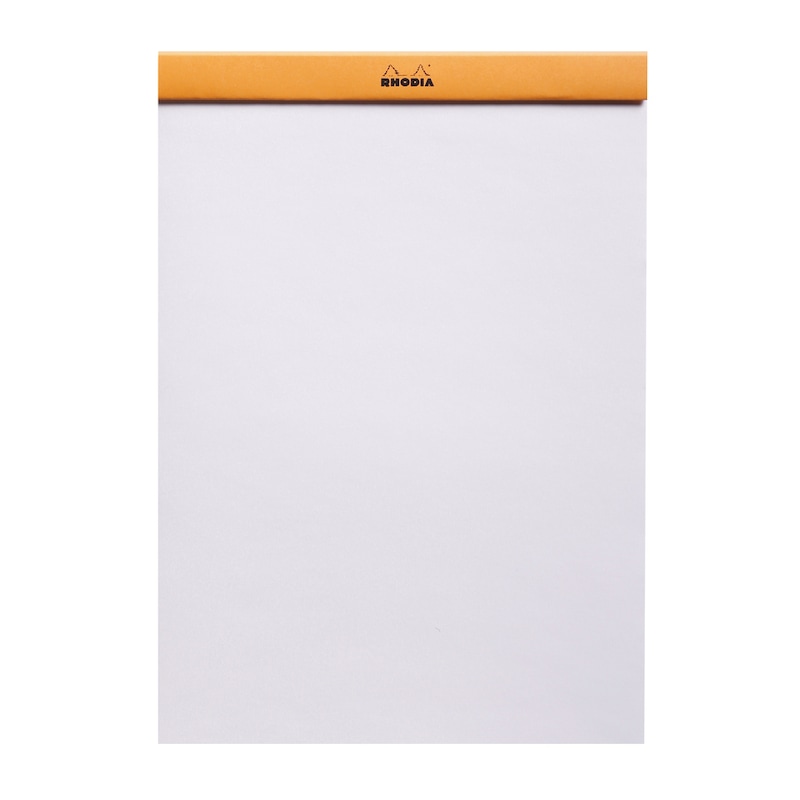 Buy Rhodia No.18 Top Stapled A4 Notepad Office Stationery Note Pad ...