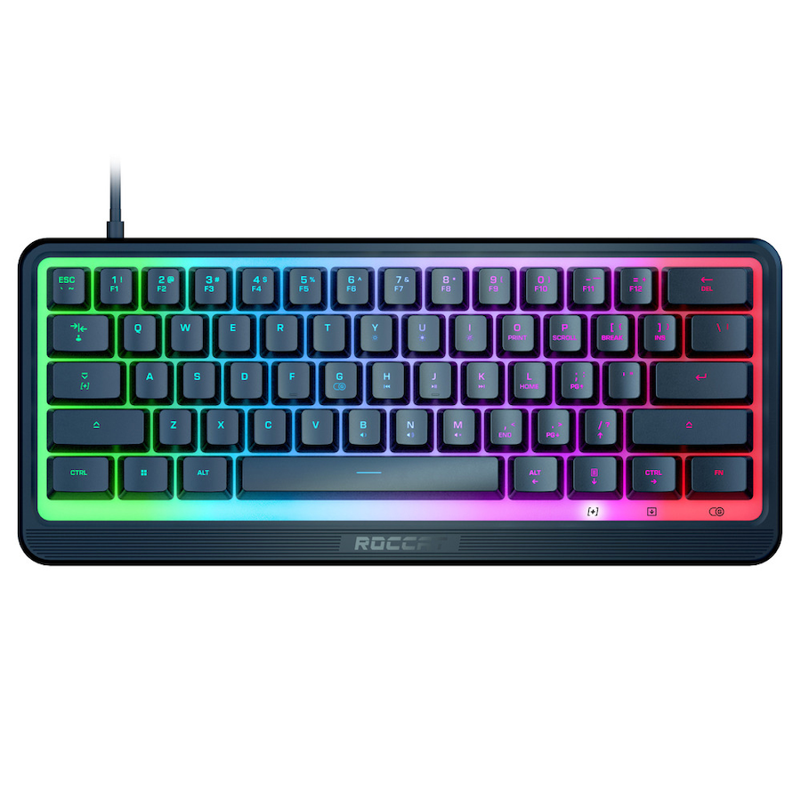 Roccat Magma Mini Gaming Keyboard RGB Lighting Anti-ghosting Internet Browsing