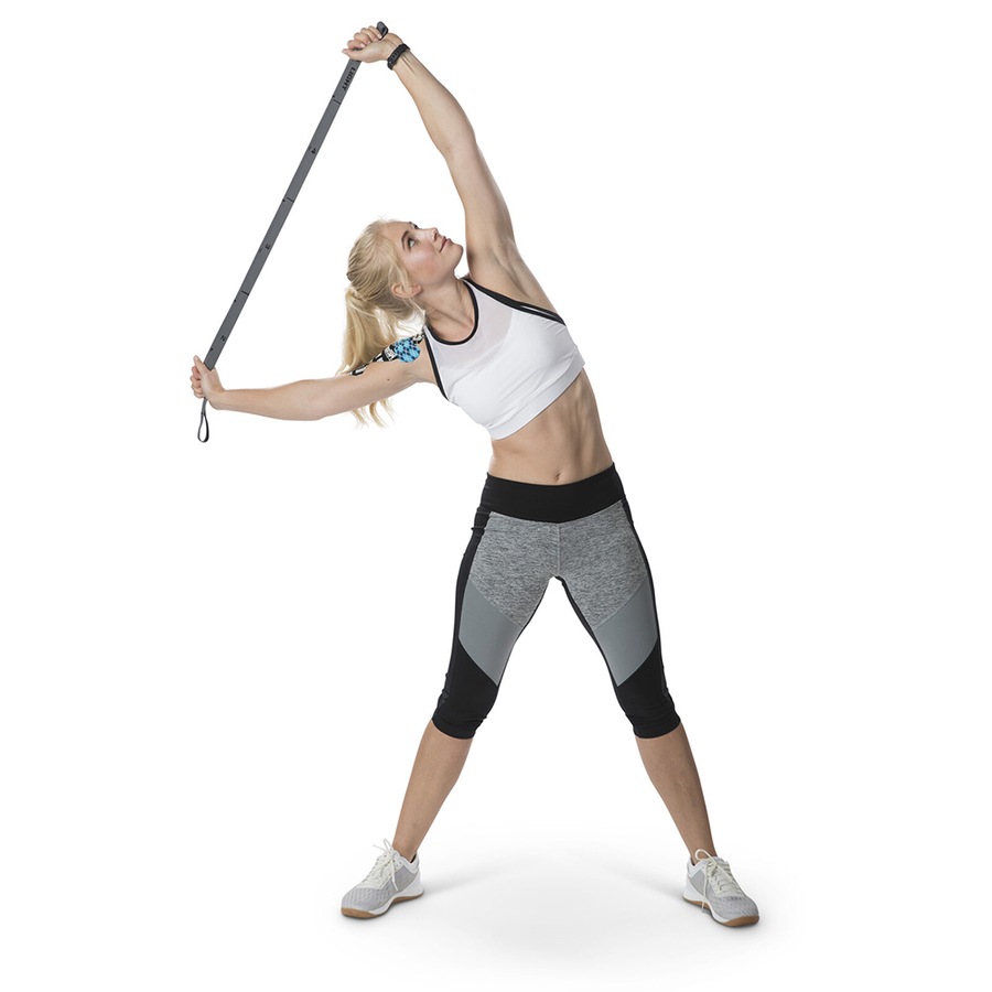 RockTape Light 12-18lb RockBand Flex Stretching Strap Strengthen Muscles Grey