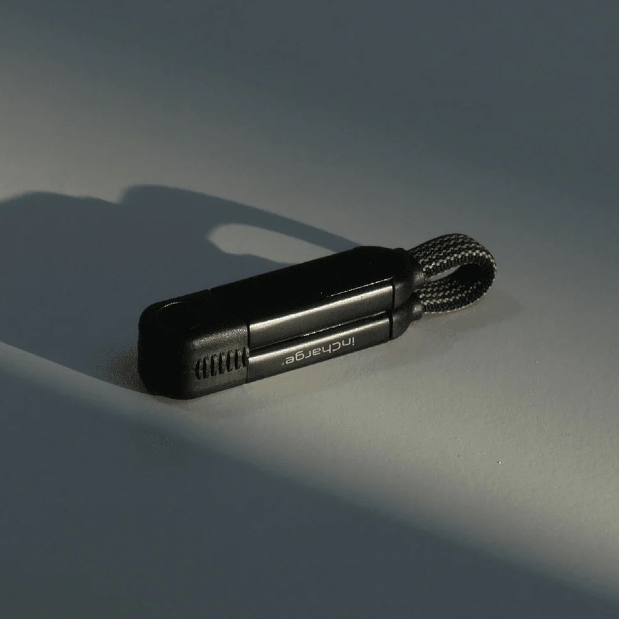 Rolling Square inCharge X 6-In-1 Braid USB/USB-C/MicroUSB/8-Pin Charge Cable BLK