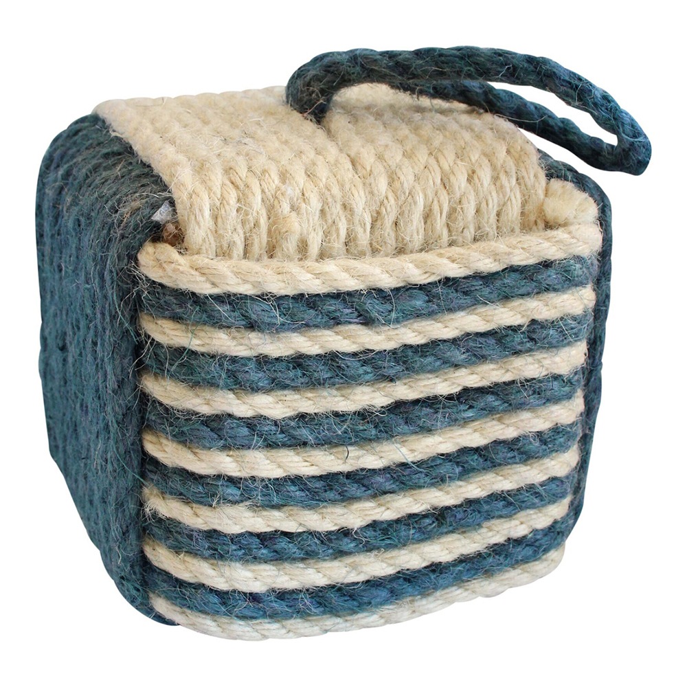 Buy Rope Square Sky 15cm Jute Rope Doorstop Home/Office Decor Weighted ...