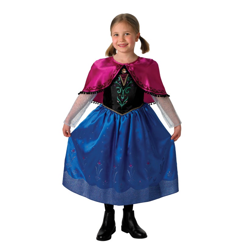 Buy Rubies Anna Frozen Disney Princesses Deluxe Kids Dress Up Costume ...