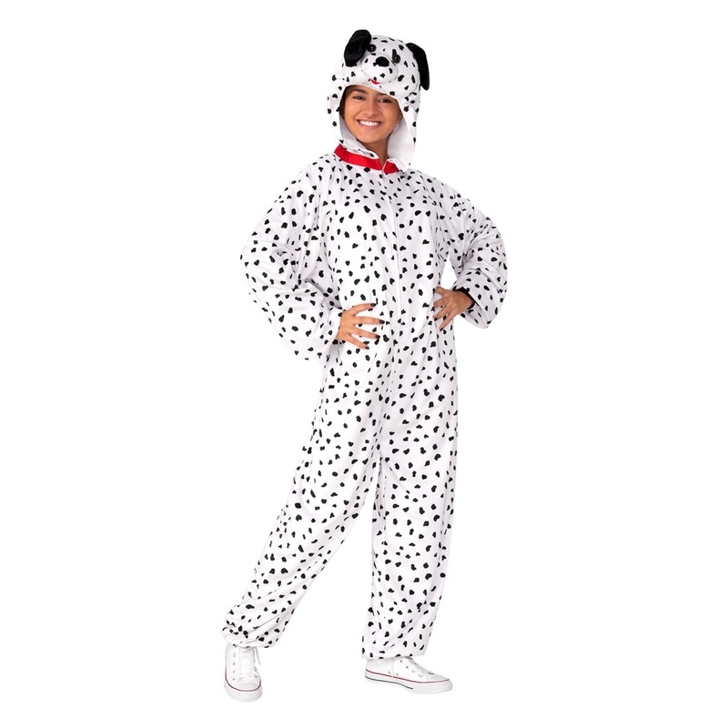 Buy Rubies Dalmatian Furry One Piece Costume Dress Up Halloween Outfit