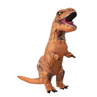 Rubies Jurassic Park T-Rex Inflatable Adults Dress Up Dinosaur Costume Size Plus