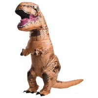 Rubies Jurassic Park T-Rex Inflatable Adults Dress Up Dinosaur w/Sound Size STD