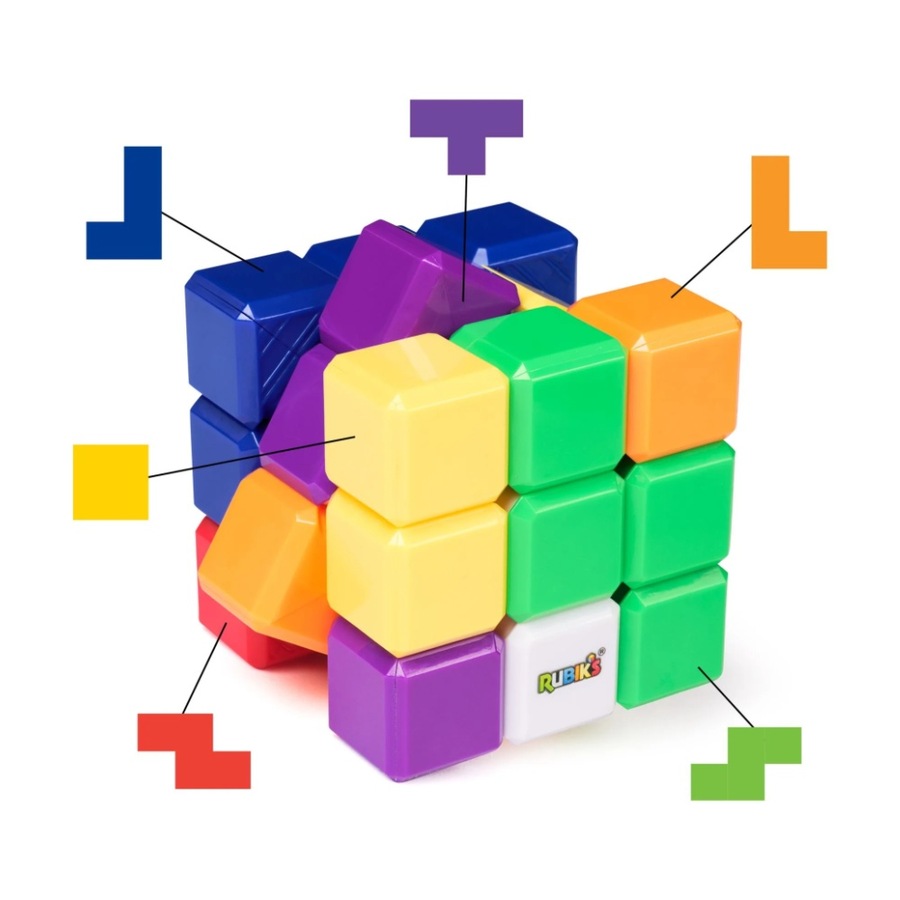 Rubiks Cube Kids Toy Strategy Game Tetris & Sensory Editions 8y+