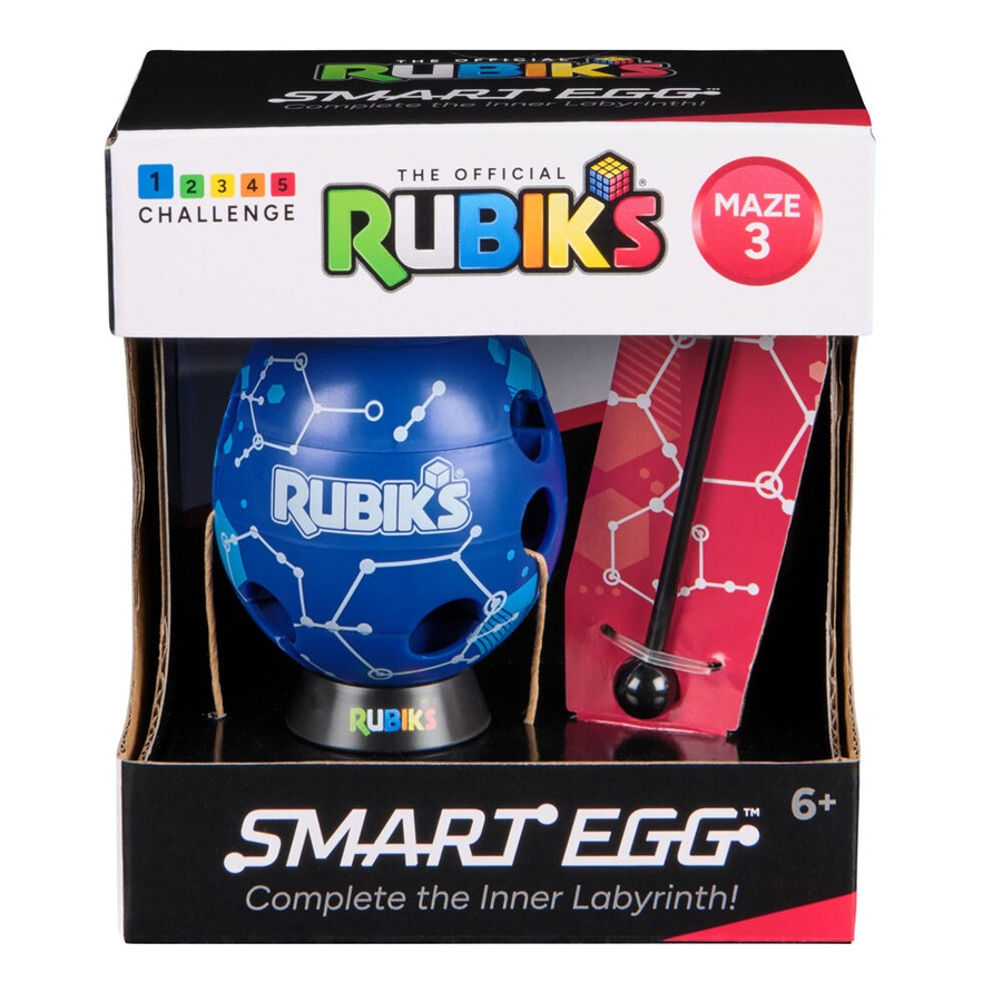 Rubiks Smart Eggs Decorative Brain Teaser Logic Games/Puzzles 8y+ Assorted