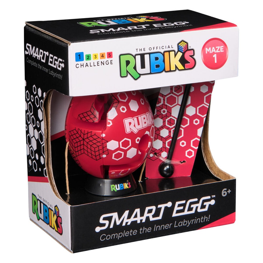 Rubiks Smart Eggs Decorative Brain Teaser Logic Games/Puzzles 8y+ Assorted