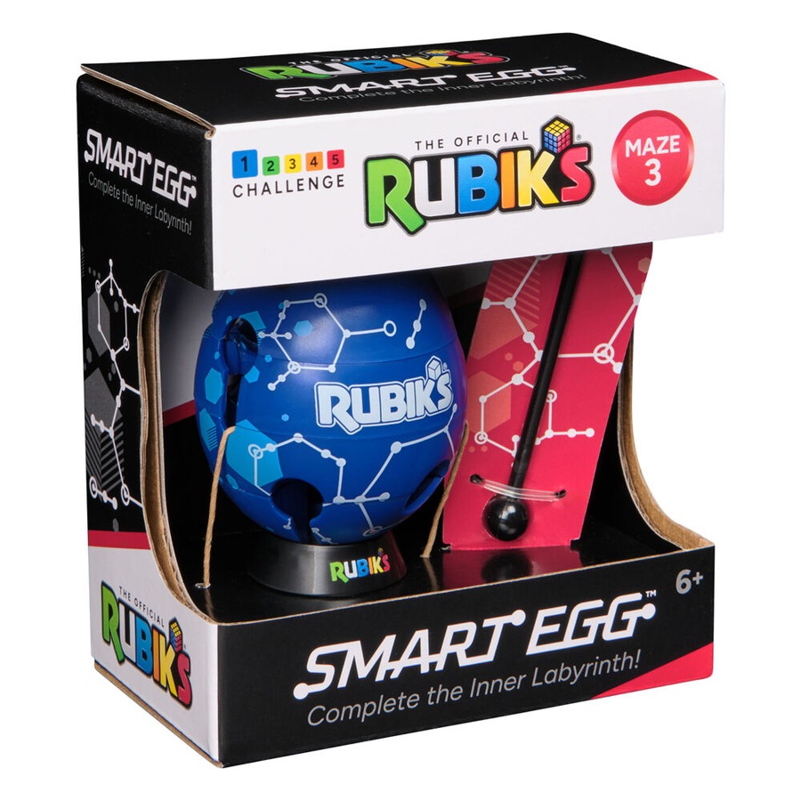 Rubiks Smart Eggs Decorative Brain Teaser Logic Games/Puzzles 8y+ Assorted