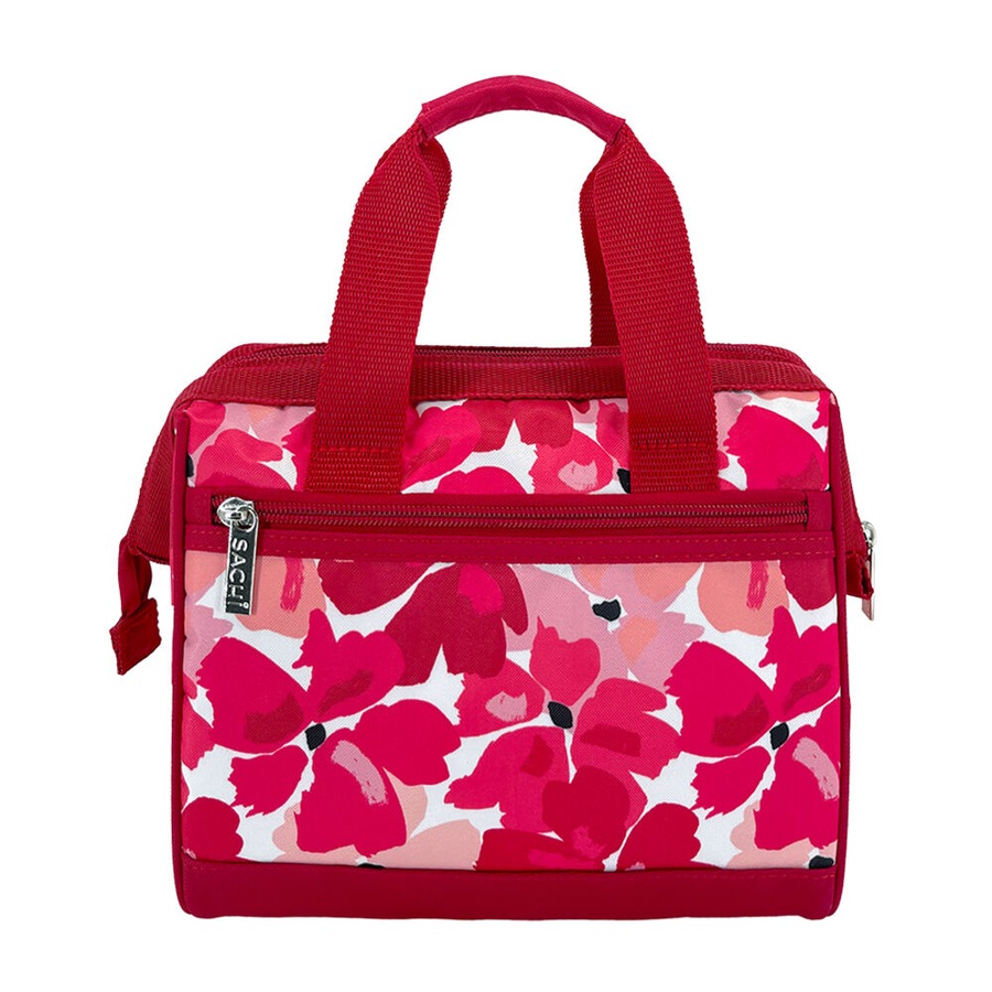 Sachi Style 34 Insulated Leak-Proof Lunch Bag 24x17x22cm Red Poppies