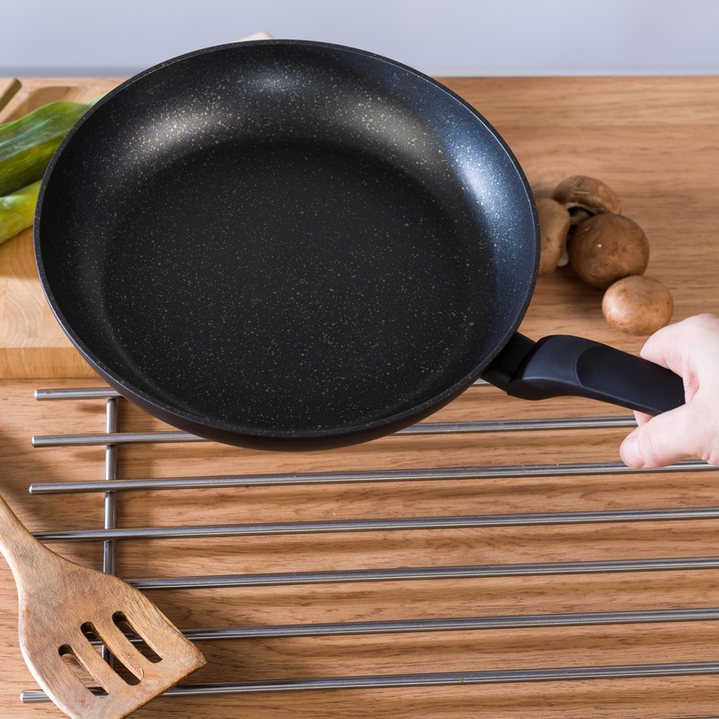 Salter 28cm Marble NonStick Frypan Induction/Gas Frying Cookware Fry