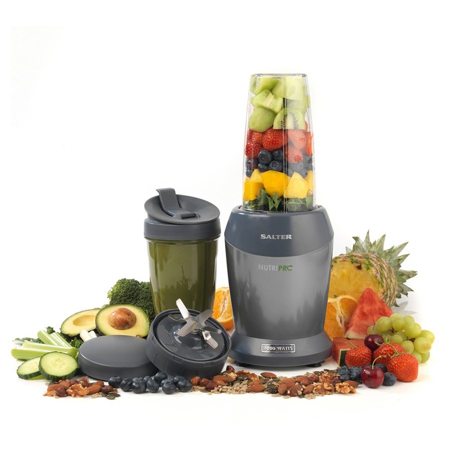 Salter Nutripro 1000W Electric Blender Smoothie Maker/Juicer w/ 1L & 800ml Cups