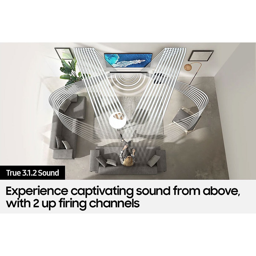 Samsung S800B 28W Ultra Slim 3.1.2ch Soundbar Bluetooth Speaker w/6.5" Subwoofer