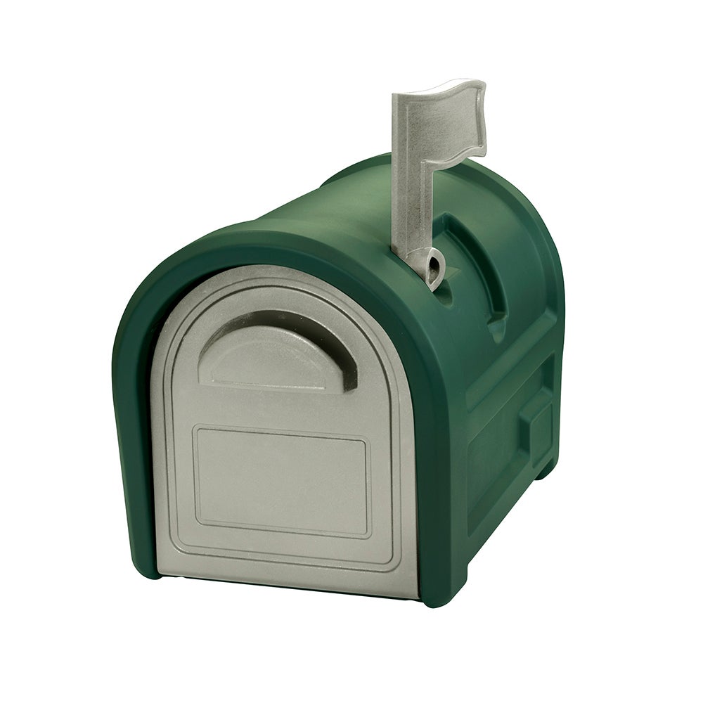 Sandleford Ranch 52cm Plastic Rural Letterbox Mail Box Cottage Green/Bushland