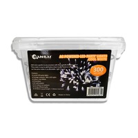 Sansai AC Power Indoor/Outdoor 30m 300 LED String Lights Party/Christmas White