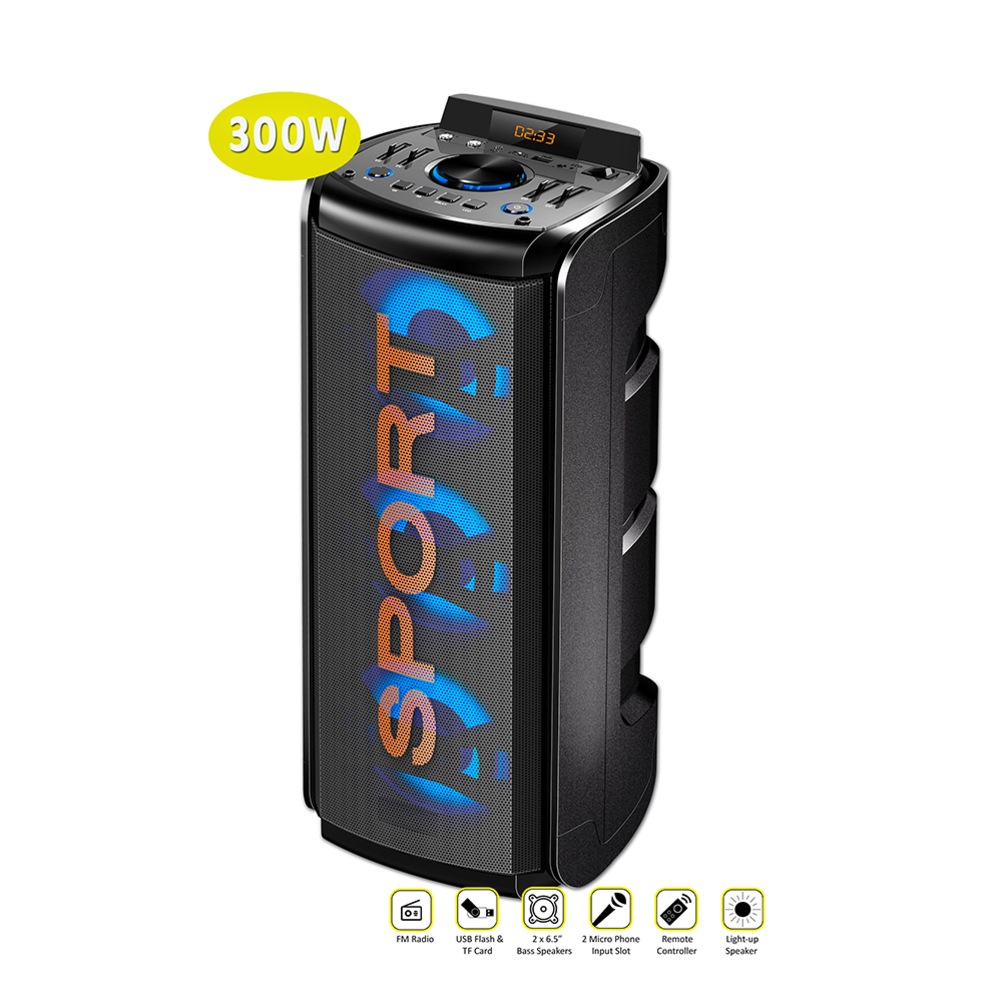 Sansai Bluetooth/Wireless 300W Karaoke 