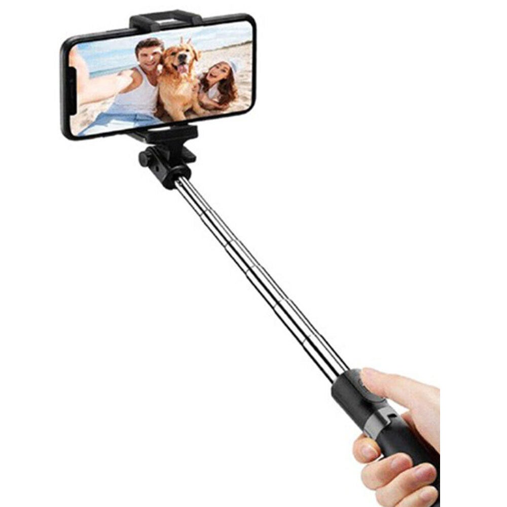 Sansai Portable Pocket Wireless Bluetooth Selfie Stick/Tripod w/ Remote Control