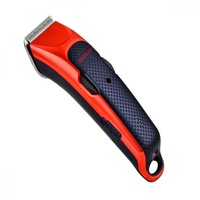 Sansai Red Cordless Rechargeable/Hair Clipper/Trimmer Men Facial Groomer