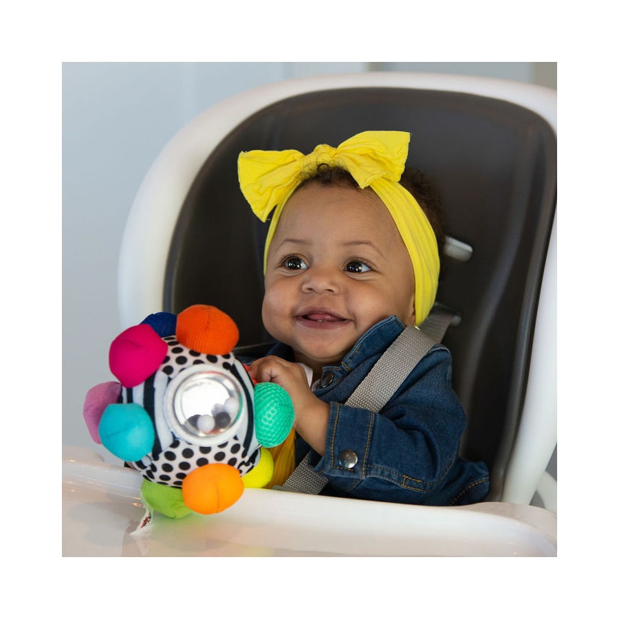 Sassy Baby Bumpy Ball Rattle Sensory Tactile Interactive Fun Play Toy 6m+