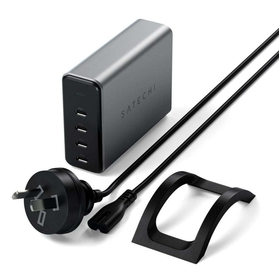 Satechi 165W USB-C 4-Port PD GaN Charger For MacBook Pro/iPad/iPhone 11/12/13