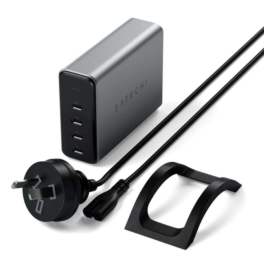 Satechi 165W USB-C 4-Port PD GaN Charger For MacBook Pro/iPad/iPhone 11/12/13