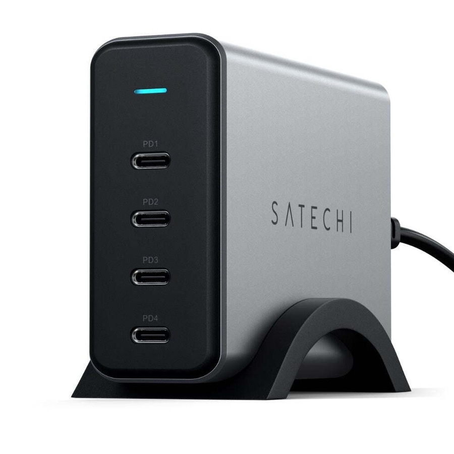 Satechi 165W USB-C 4-Port PD GaN Charger For MacBook Pro/iPad/iPhone 11/12/13