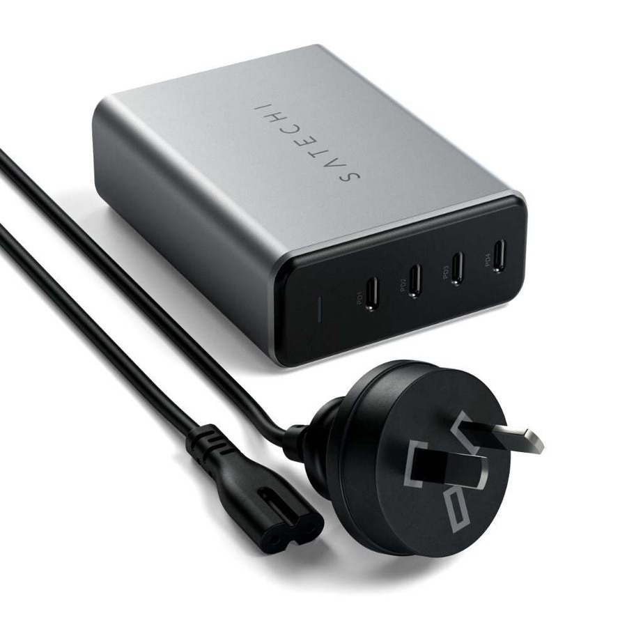 Satechi 165W USB-C 4-Port PD GaN Charger For MacBook Pro/iPad/iPhone 11/12/13
