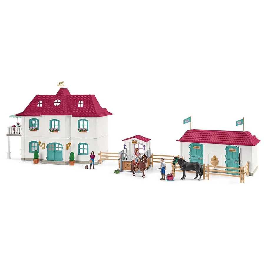 Schleich Kids/Children Play Toy Horse Club Lakeside Country House/Stable Set 5y+
