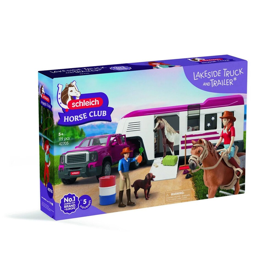 Schleich Ute Truck with Trailor Horse Club Vinyl Figures Kids Toy 3y+