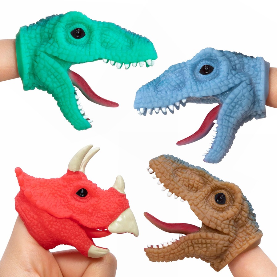 Buy Schylling Baby Dino Snappers Kids Finger Puppet Animal Play Toy 6cm ...