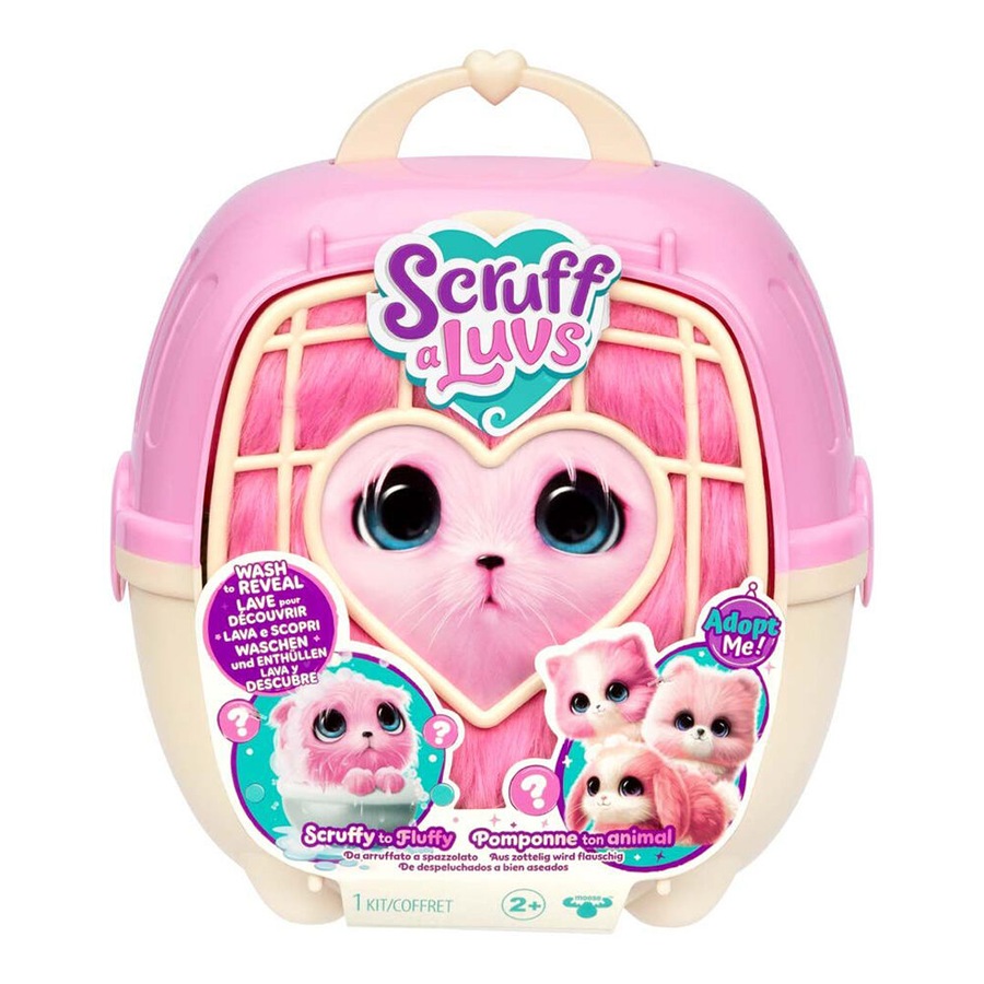 Scruff Little Live Pets Scruff-A-Luvs S1 Single Pack Pink Plush Pet Toy