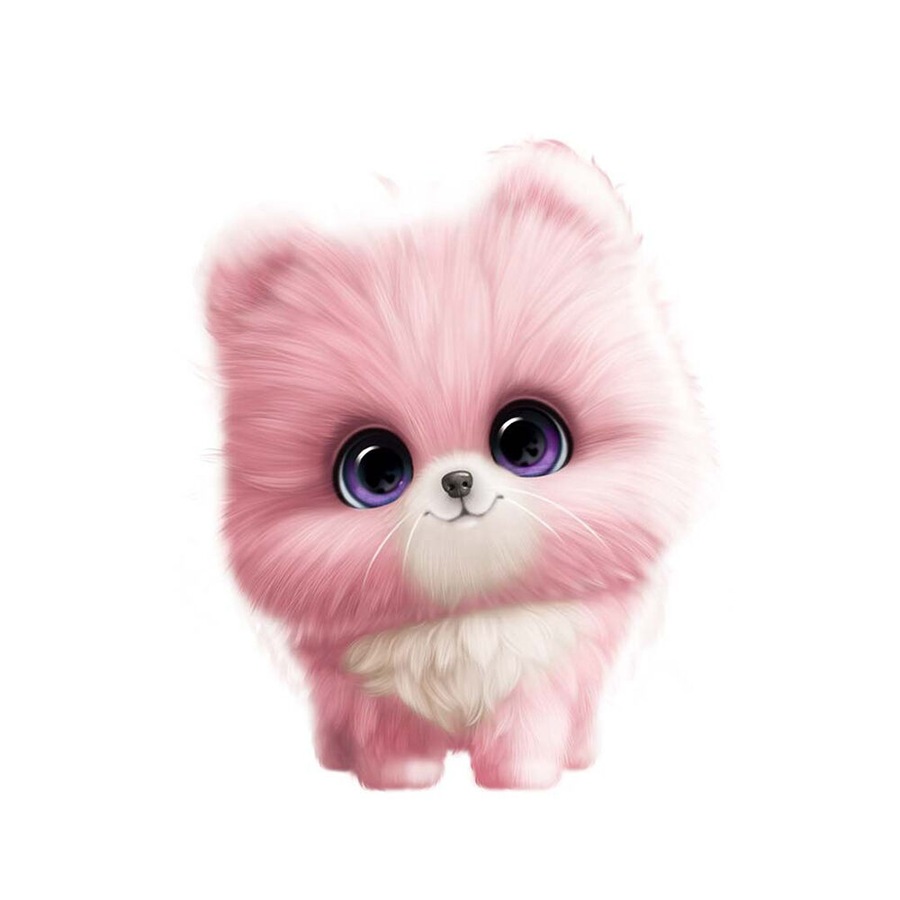 Scruff Little Live Pets Scruff-A-Luvs S1 Single Pack Pink Plush Pet Toy