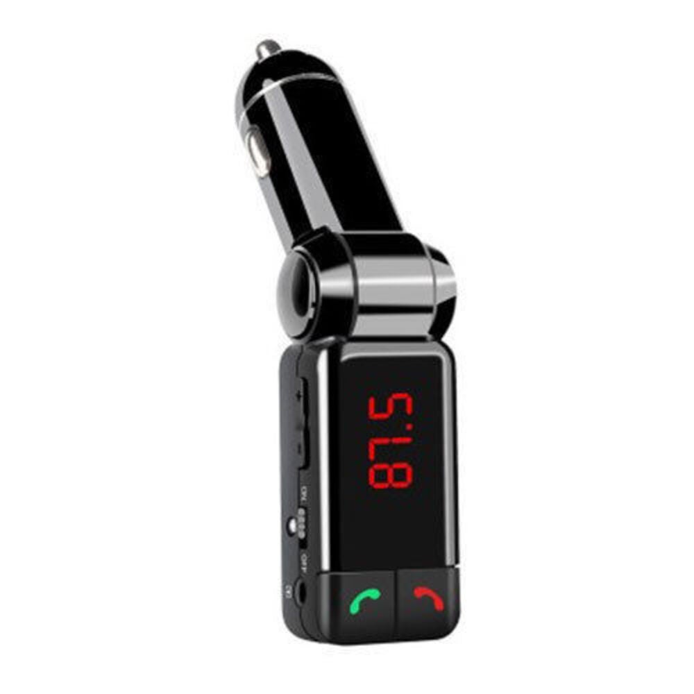 Sansai 4-in-1 Bluetooth Car Kit FM Transmitter Drive n Talk Hands Free Dual Port