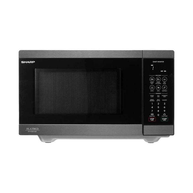 Buy Sharp 26L Electric 900W Flatbed Inverter Kichen Microwave Black