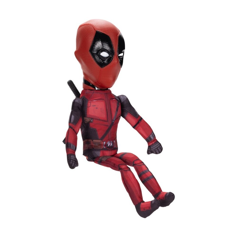 Shelf Talkers Deadpool Figurine Sitting Kids Toy 12 Inch