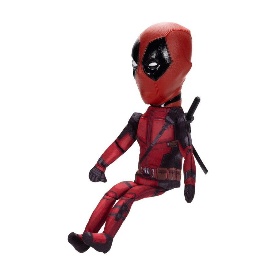 Shelf Talkers Deadpool Figurine Sitting Kids Toy 12 Inch