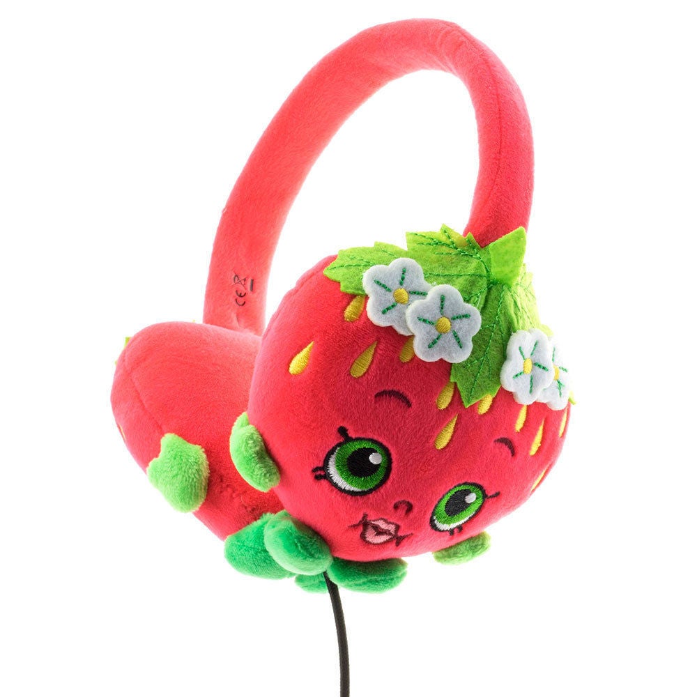 Shopkins Plush Kids Headphones Headband for Audio DVD MP3 iPad Strawberry Kiss