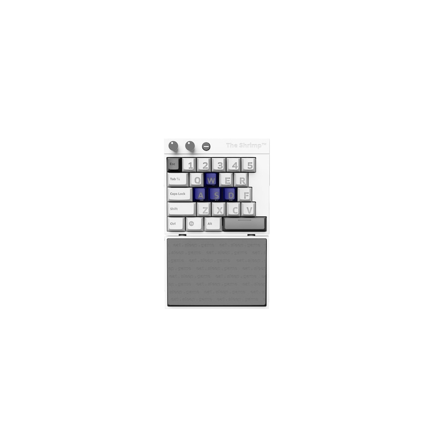Shrimp Model 1 RGB Ultracompact Gaming Mechanical Keyboard Vitello 25 Key