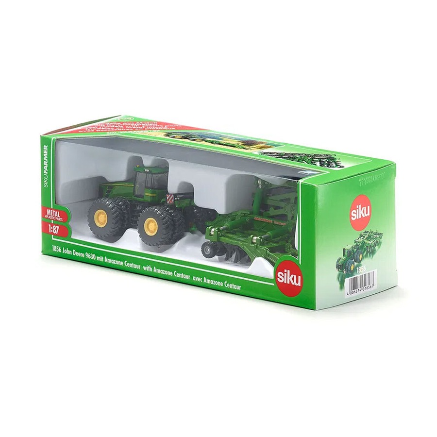 Siku 1:87 Scale Diecast John Deere 9630 w/ Amazone Centaur Kids 177mm Toy 3y+