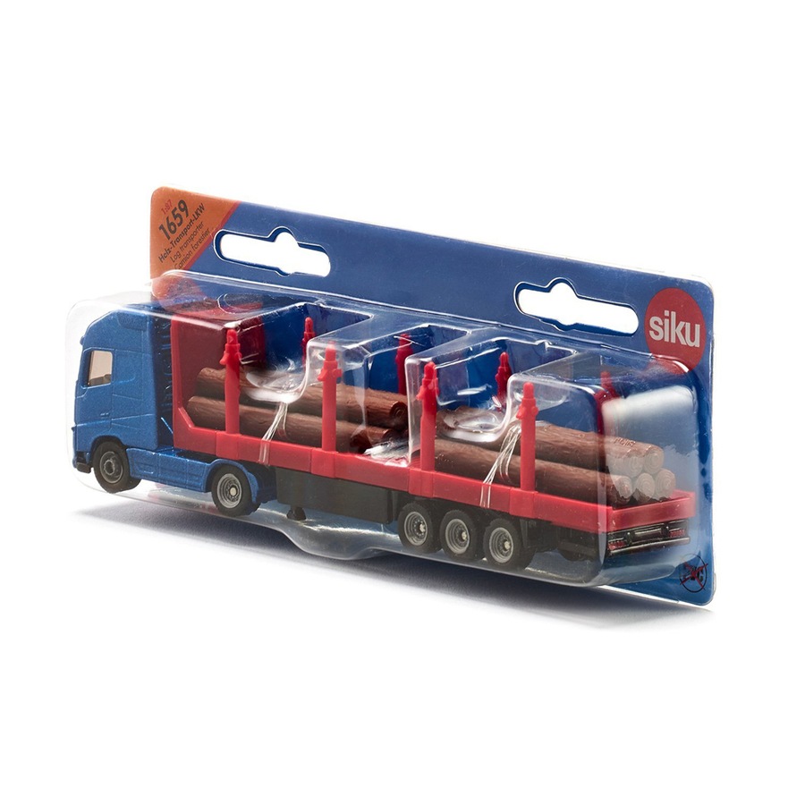 Siku 1:87 Scale Diecast Man Log Transporter Truck Kids 187mm Vehicle Toy 3y+